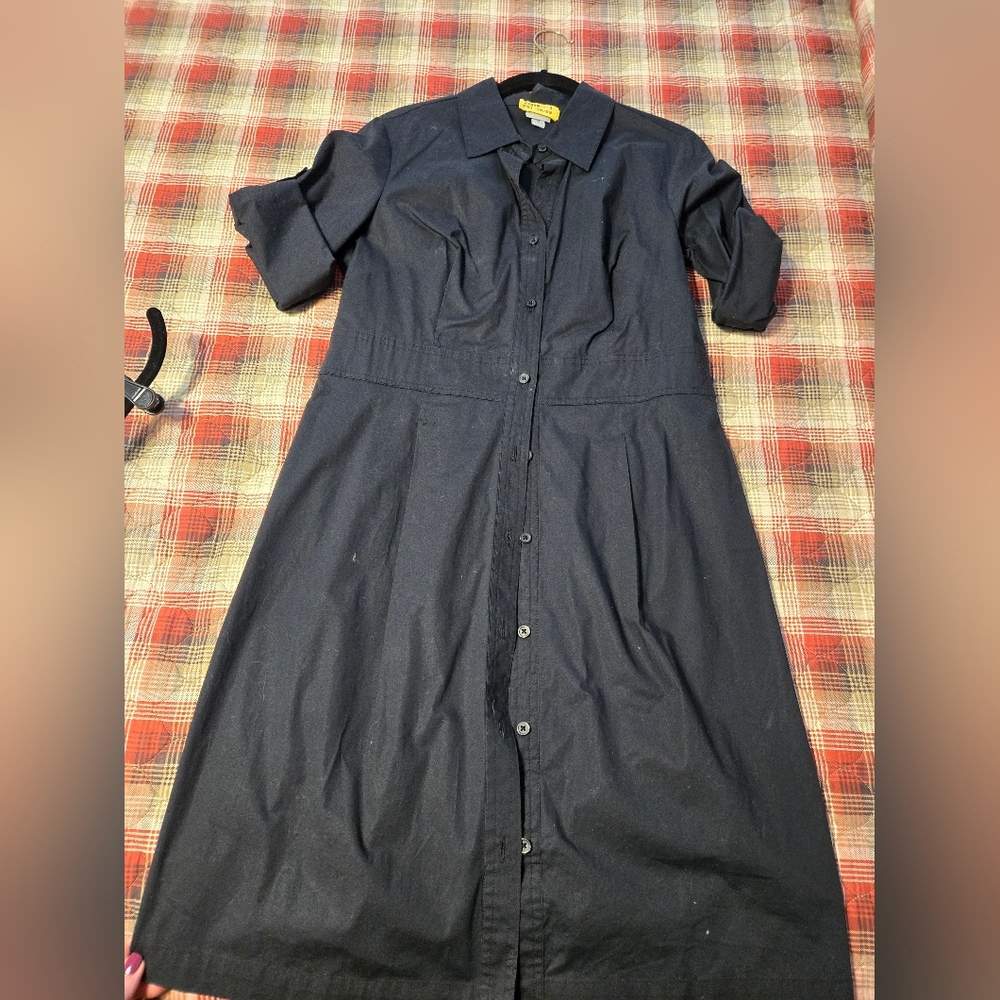 Merona Navy Long Sleeve Dress